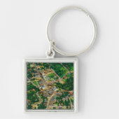 Skyliner Uitzicht dat naar het zuiden over Ashland Sleutelhanger (Voorkant)