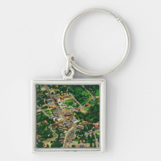 Skyliner Uitzicht dat naar het zuiden over Ashland Sleutelhanger (Voorkant)