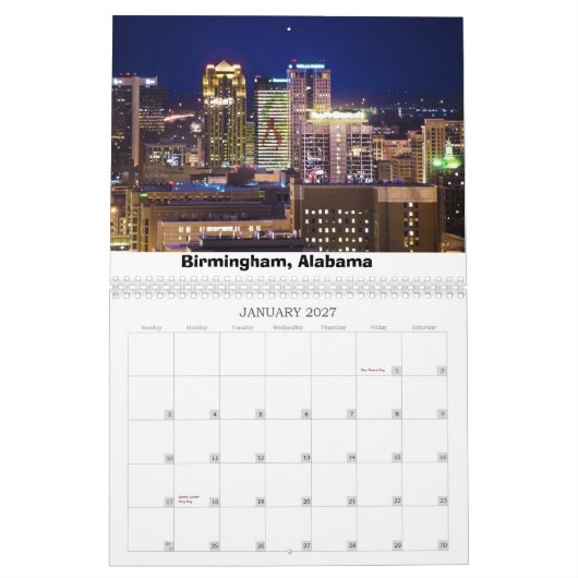 Skylines van de VS Kalender (Jan 2027)
