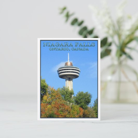 Skylon Tower, Niagara Herfsten, Ontario Briefkaart (Staand voorkant)