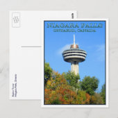 Skylon Tower, Niagara Herfsten, Ontario Briefkaart (Voorkant / Achterkant)