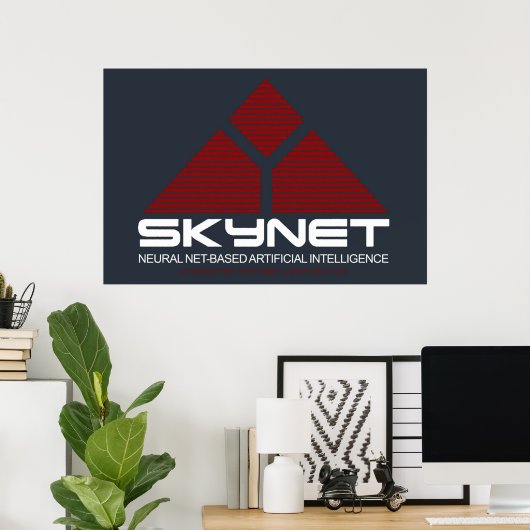 Skynet Logo Poster (Thuiskantoor)