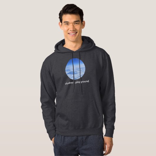 skypg2, speelplaats skydivers hoodie (Voorkant volledig)