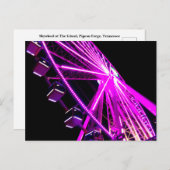 Skyrad op het eiland Pigeon Forge, Tennessee Briefkaart (Voorkant / Achterkant)