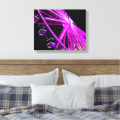 Skyrad op het eiland Pigeon Forge, Tennessee Canvas Afdruk (Insitu (Slaapkamer))