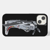 Skyraider iPhone Hoesje (Achterkant horizontaal)