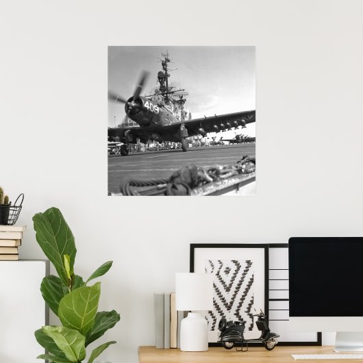 Skyraider Poster (Thuiskantoor)