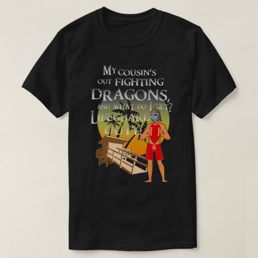 Skyrim Lifeguard Duty T-shirt (Design voorkant)