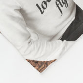 'Sky's Finest Pilot' Fotocollage, Vliegtuig, Moder Fleece Deken (Hoek)