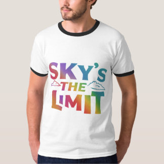 Sky's the Limit meerkleurig T-shirt