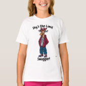 Sky's The Limit Swagger: trendy Giraffe-ontwerp T-shirt (Voorkant)