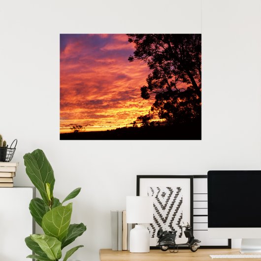 Skyscape Color Poster (Thuiskantoor)