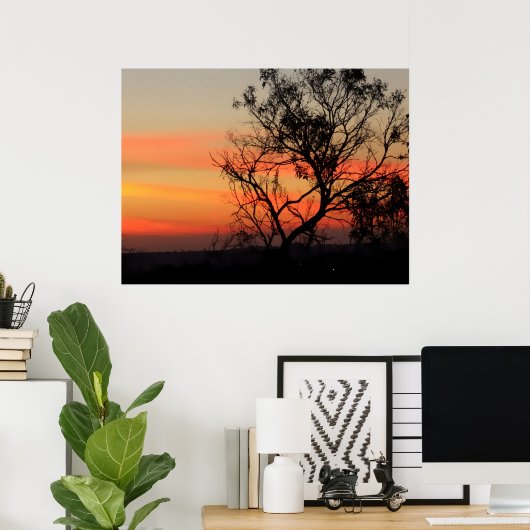 Skyscape Layers Poster (Thuiskantoor)