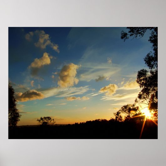 Skyscape Sparkle Poster (Voorkant)