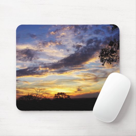 skyscapes: de bijeenkomst in Mousepad Muismat (Met muis)
