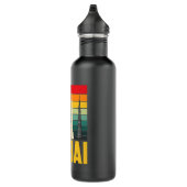 Skyscraper Burj Khalifa uit Dubai in de Verenigde  Waterfles (Rechts)