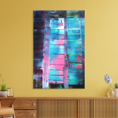 Skyscraper Canvas Afdruk (Insitu (Woonkamer))