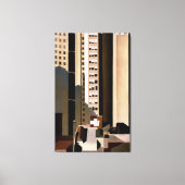 Skyscraper, Charles Sheeler Canvas Afdruk (Voorkant)
