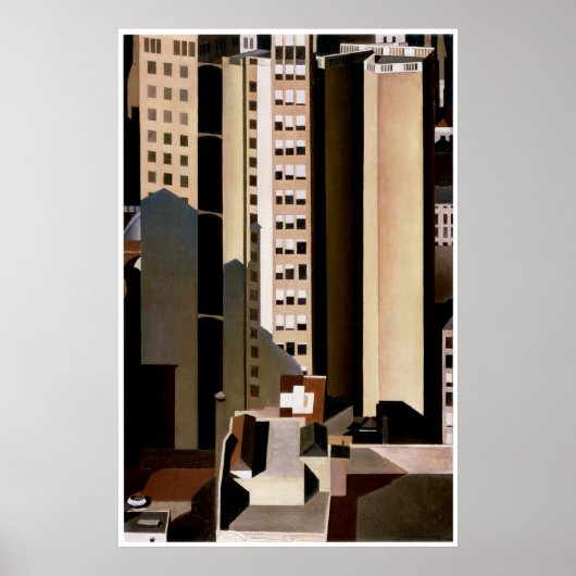 Skyscraper, Charles Sheeler Poster (Voorkant)
