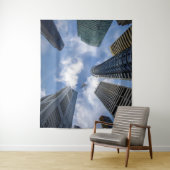 Skyscraper cityscape wandkleed (In situ)