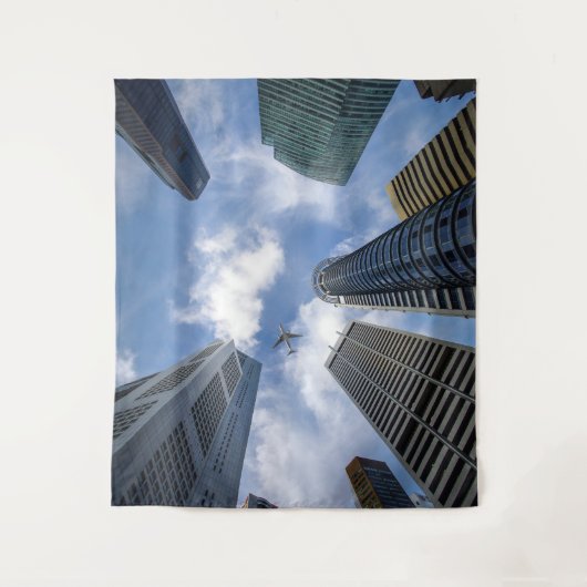 Skyscraper cityscape wandkleed (Voorkant)