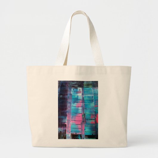 Skyscraper Grote Tote Bag (Voorkant)