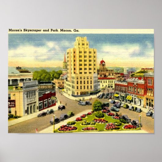 Skyscraper, Macon GA  Poster (Voorkant)
