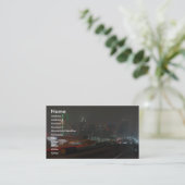 Skyscraper met Neon in het centrum van de dallas i Visitekaartje (Staand voorkant)