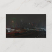 Skyscraper met Neon in het centrum van de dallas i Visitekaartje (Achterkant)