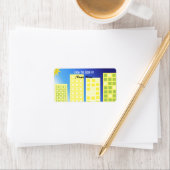 SkyScraper-ontwerp Etiket (Insitu)