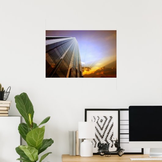 Skyscraper poster (Thuiskantoor)