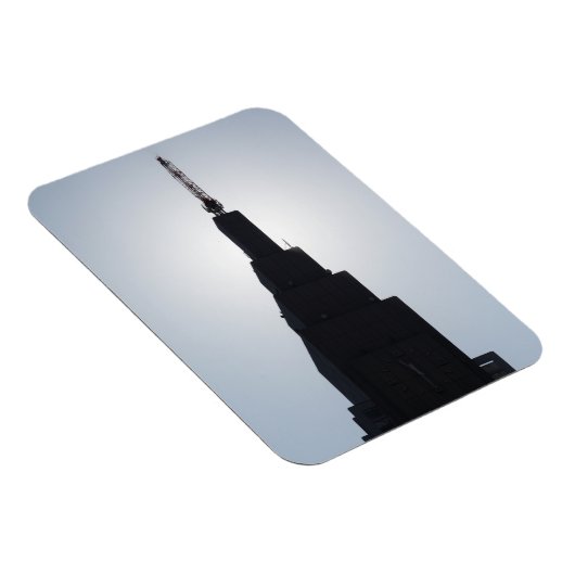 Skyscraper silhouette Shinjuku, Tokyo, Japan Magneet (Rechterzijde)