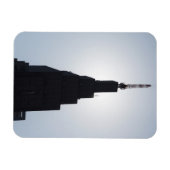 Skyscraper silhouette Shinjuku, Tokyo, Japan Magneet (Horizontaal)