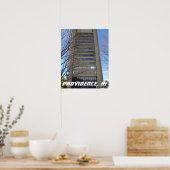 Skyscraper, Thayer Street, Providence, RI Poster (Keuken)