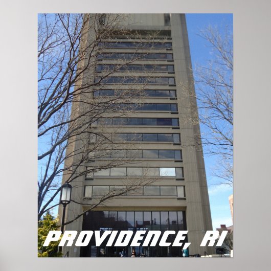 Skyscraper, Thayer Street, Providence, RI Poster (Voorkant)