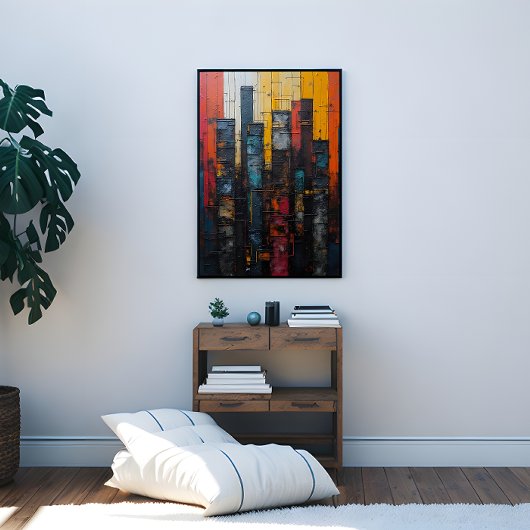 Skyscrapers Canvas Afdruk