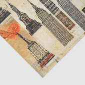 Skyscrapers Cityscape Decoupage Tissue Paper Tissuepapier (Detail)