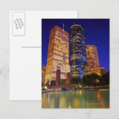 Skyscrapers in het centrum van Houston Briefkaart (Voorkant / Achterkant)