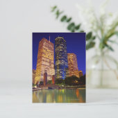 Skyscrapers in het centrum van Houston Briefkaart (Staand voorkant)