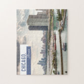 Skyscrapers uit Chicago Legpuzzel (Verticaal)