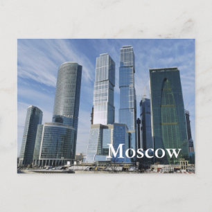 Skyscrapers van het International Business Center  Briefkaart