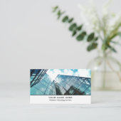 Skyscrapers, Windows Cleaner, Cleaner Service Visitekaartje (Staand voorkant)