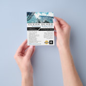 Skyscrapers, Windows Cleaner, Reiniging Adverteren Flyer (Hand)