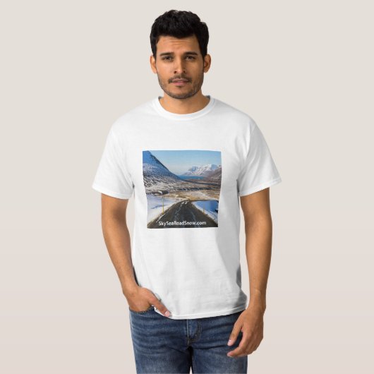 SkySeaRoadSnow - T-Shirt - Jongens (Voorkant volledig)
