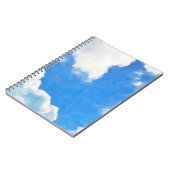 Skysky, schilderen, scène, lente, blauw, kunst, pr notitieboek (Linkerzijde)