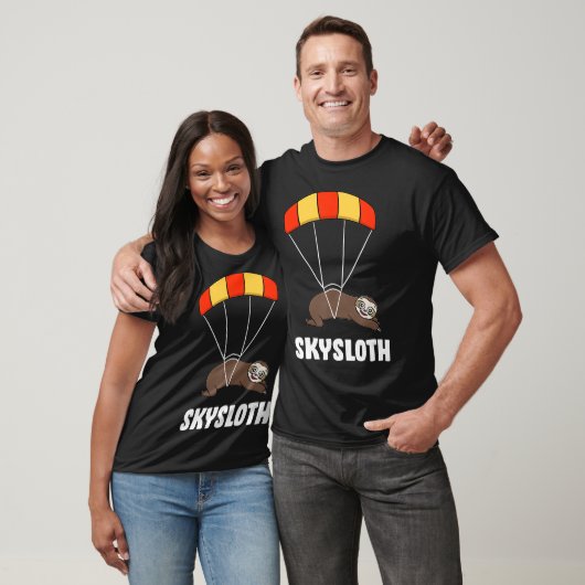 Skysloth Parachuting Skydiving Sloth T-shirt (Unisex)