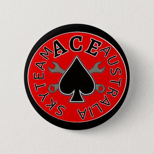 skyteam Ace Riders Button / Badge (Voorkant)