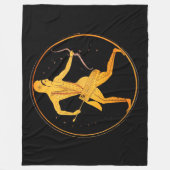 SKYTHIAN ARCHER Tondo Greek Attic Red Figuur Fleece Deken (Voorkant)