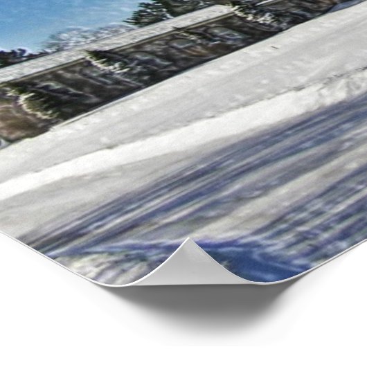 Skytop Lodge After the Snow Poster (Hoek)