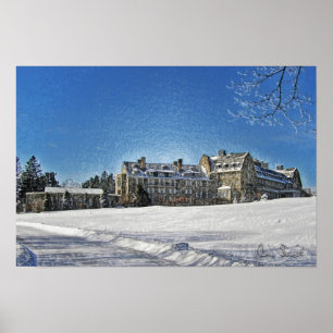 Skytop Lodge After the Snow Poster